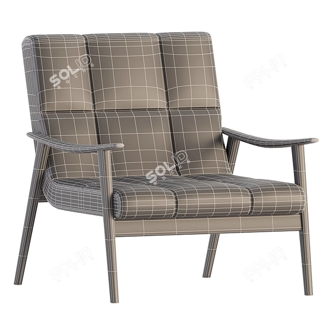 Modern Minotti FYNN Armchair 2017 3D model image 6