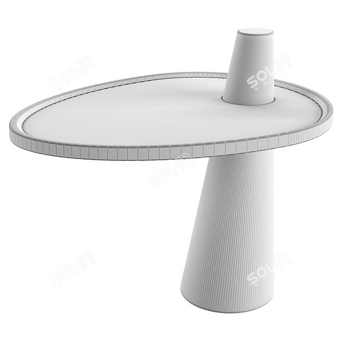 Sicilian Marble Side Tables Collection 3D model image 4