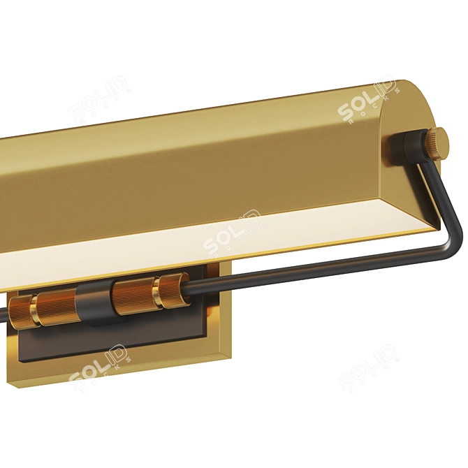 Modern Bowery Wall Sconce Lights 3D model image 2