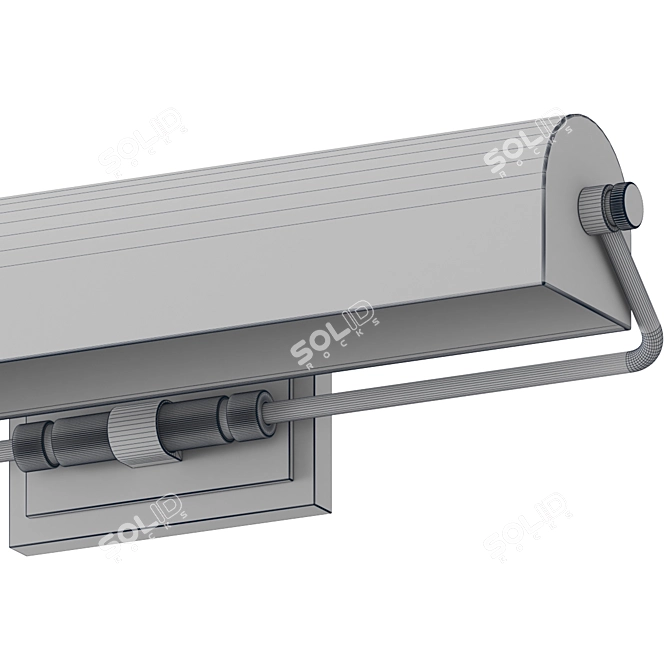 Modern Bowery Wall Sconce Lights 3D model image 3