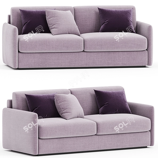 Convertible Modern Sofa Bed 3D model image 1