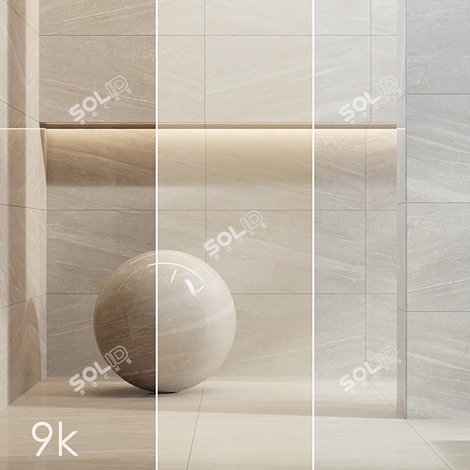 Quartz Marble Bundle - 9k Texture 3D model image 2