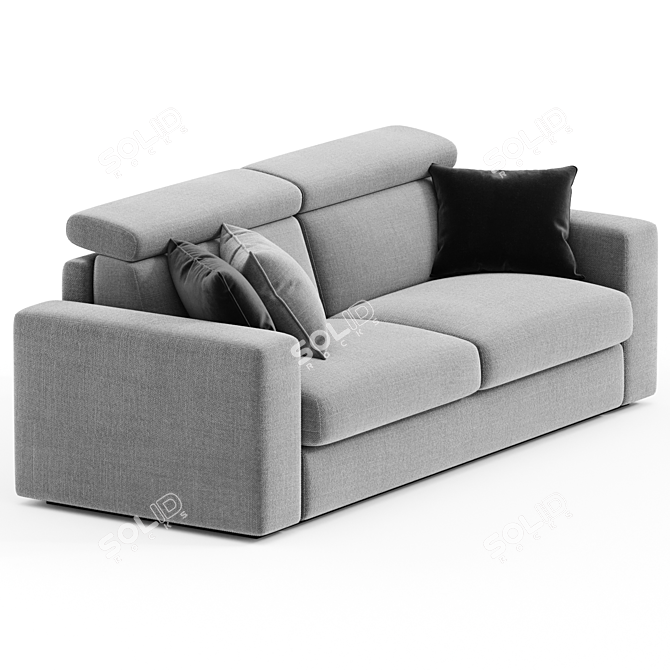 Convertible Riftac Sofa Bed 3D model image 2