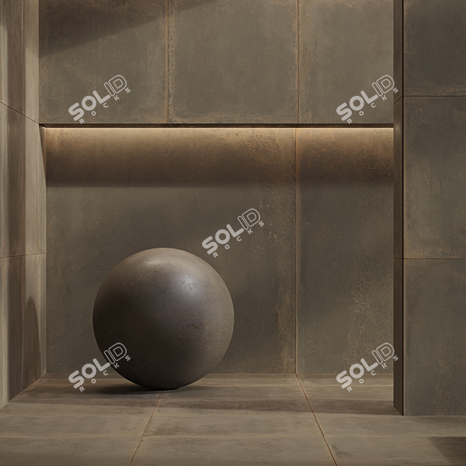 Metal & Copper Tile Textures Kit 3D model image 4