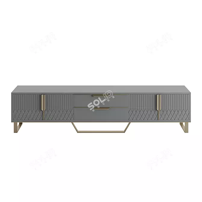 IRONTAV TV Stand 3D Model 3D model image 2