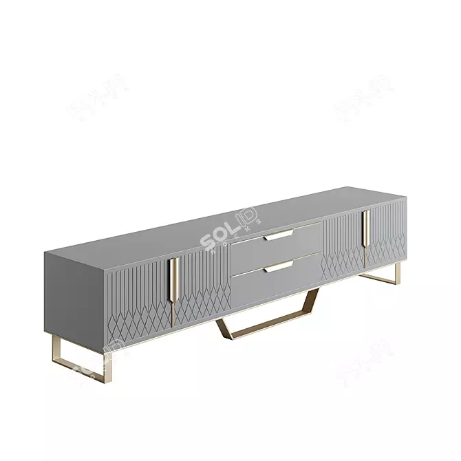 IRONTAV TV Stand 3D Model 3D model image 3