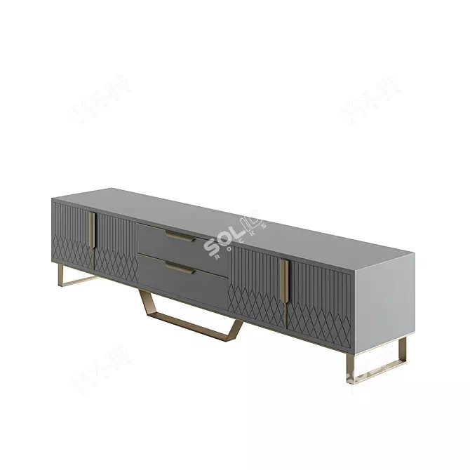 IRONTAV TV Stand 3D Model 3D model image 4