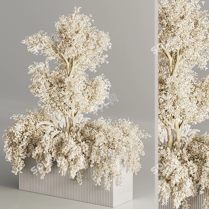 Modern Indoor Plant Set 85 3D model image 3