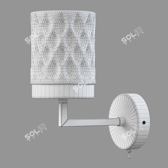 Eurosvet Calle Glass Wall Sconce 3D model image 2