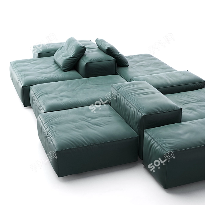 Exquisite Livingdivani Sofa Collection 3D model image 2