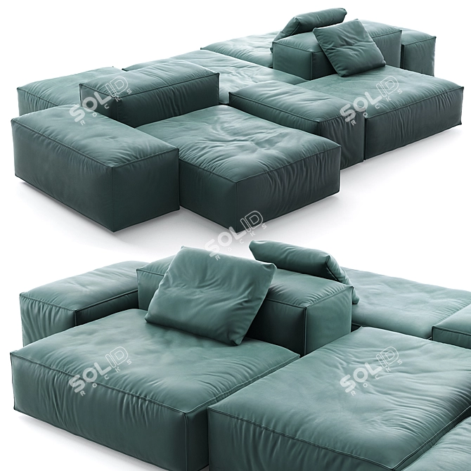 Exquisite Livingdivani Sofa Collection 3D model image 3