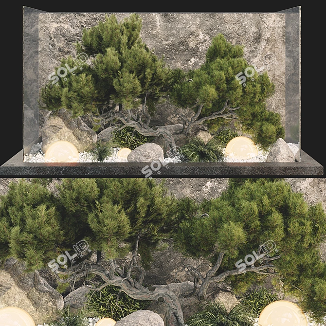 Luxury Plant Set 3D Model 3D model image 1