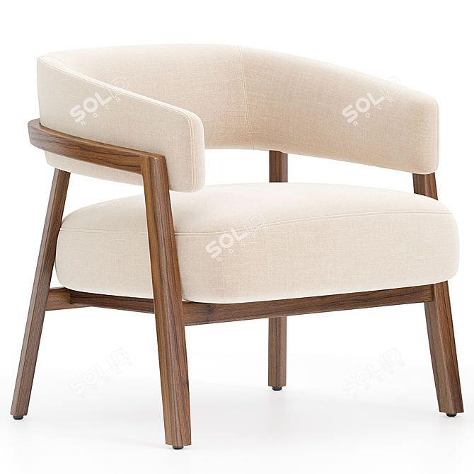 Stylish Athena Chair 2014 Model 3D model image 1