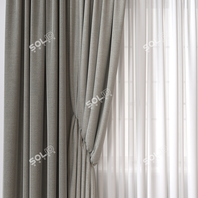 Versatile 3D Curtain Model | 104696 Polys 3D model image 2