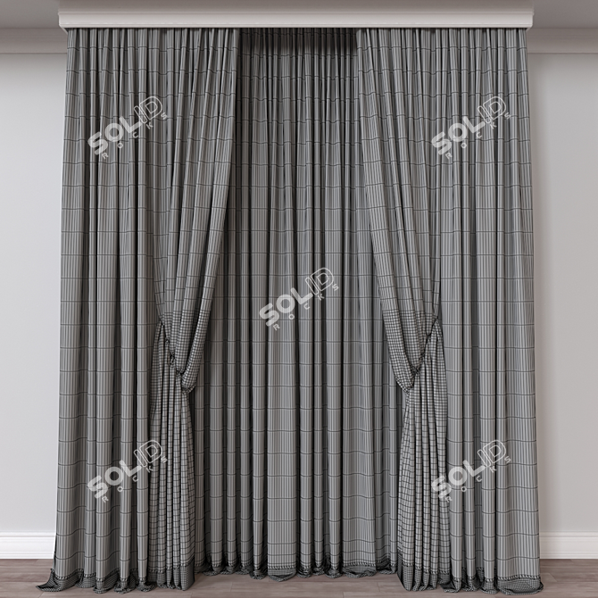 Versatile 3D Curtain Model | 104696 Polys 3D model image 4