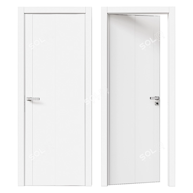 ProfilDoors SMK Model 5SMK Mirrored Door 3D model image 2