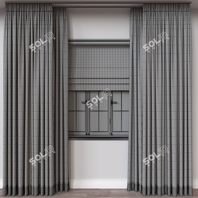  Versatile 3D Curtain Model_idxs 3D model image 4