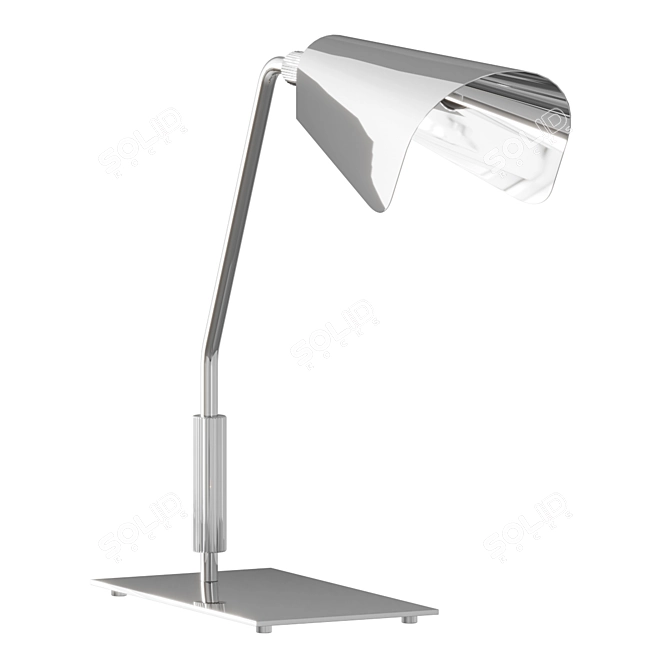  Bowery Table Lamp Black 3D model image 2