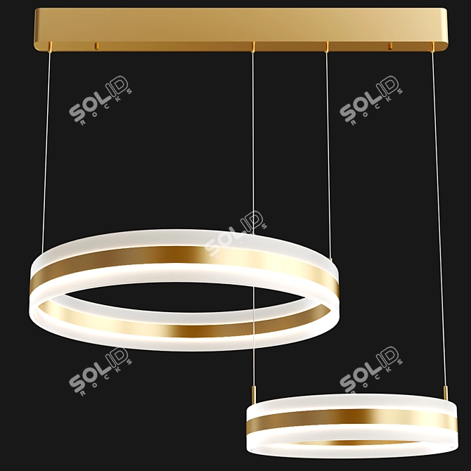 AGOS Pendant Lamp Collection - Modern Elegance 3D model image 4