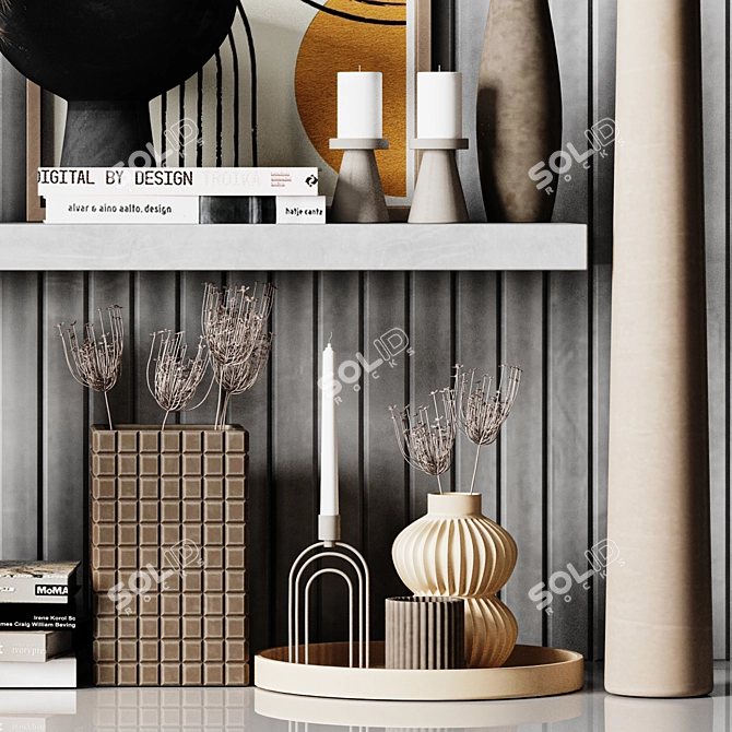 Elegant Decor Set19 - 3D Model 3D model image 2