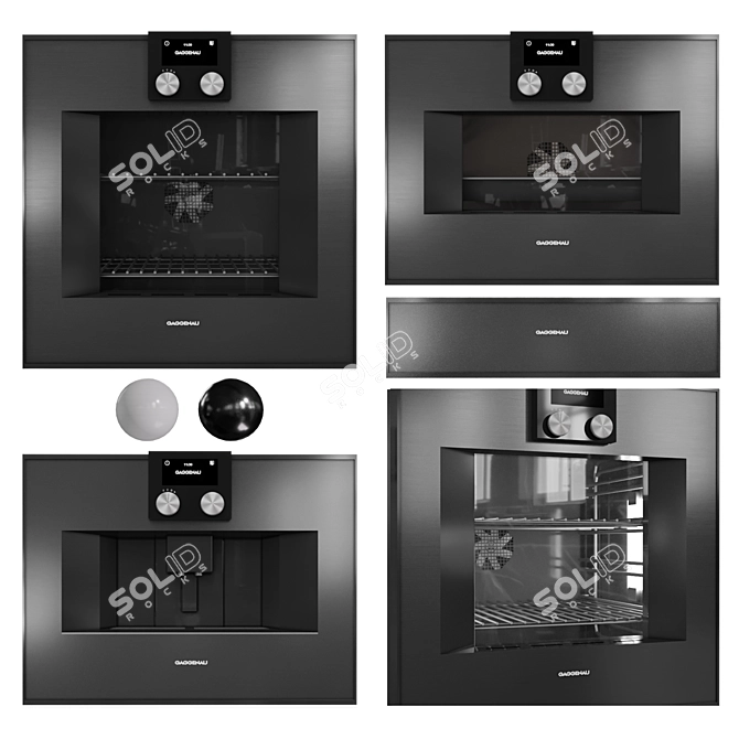 Gaggenau 200 Series Kitchen Collection 3D model image 1