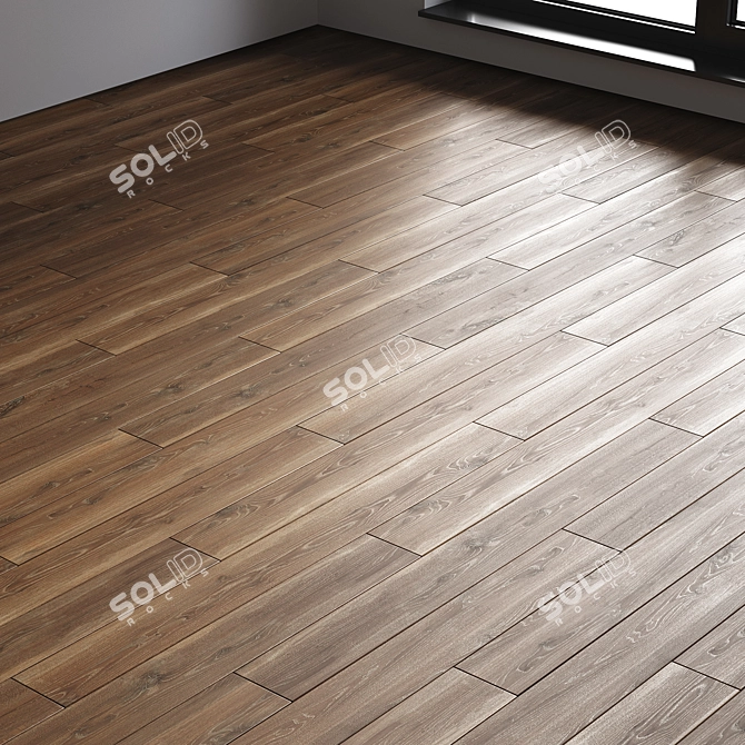 Nutmeg Woodslate Flooring by Florim 3D model image 1