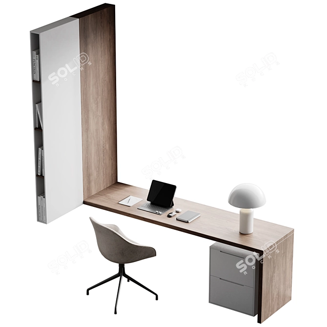 Workplace 4: Polys 154736 Verts 114059 3D model image 1