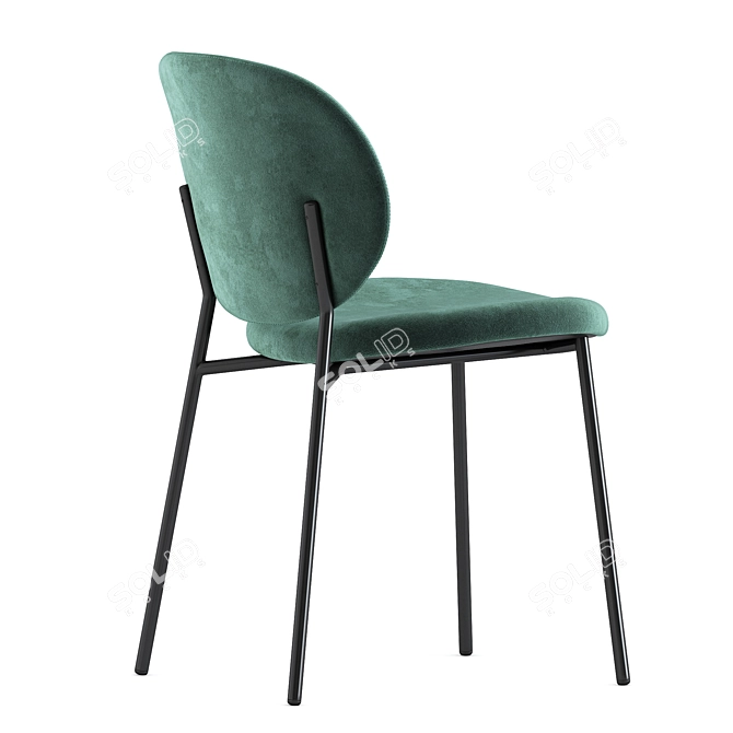 Elegant Ines Chairs by Calligaris 3D model image 4