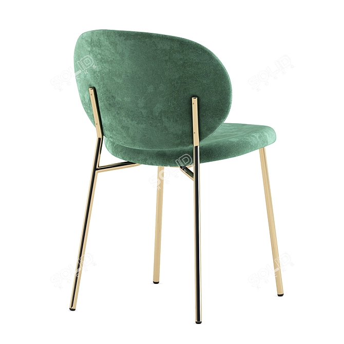 Elegant Ines Chairs by Calligaris 3D model image 5