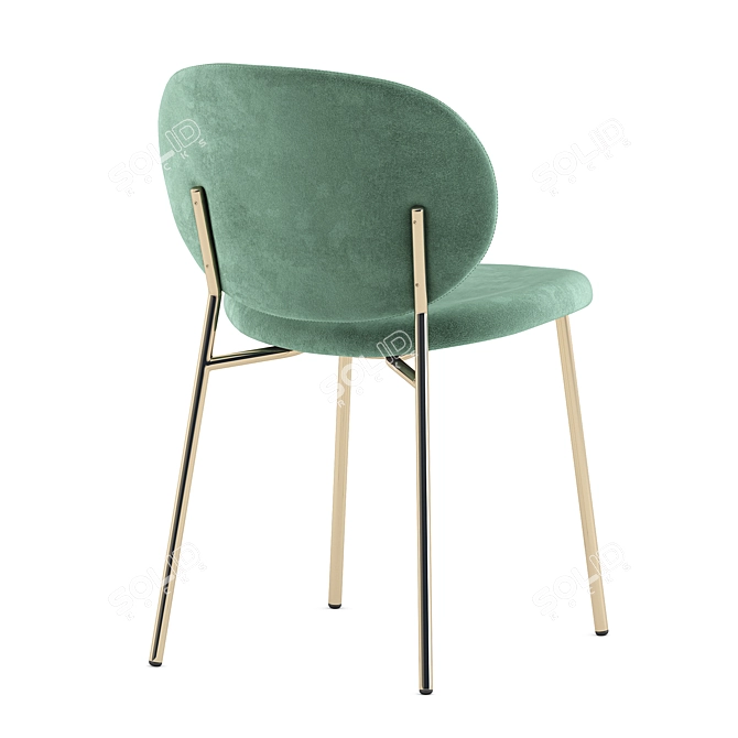 Elegant Ines Chairs by Calligaris 3D model image 11