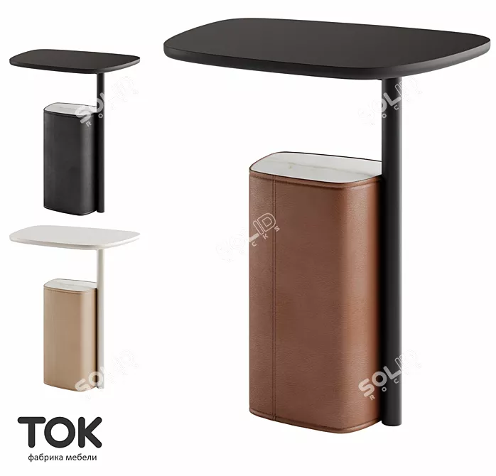 Maki Cocktail Table: Modern Design Highlight 3D model image 1