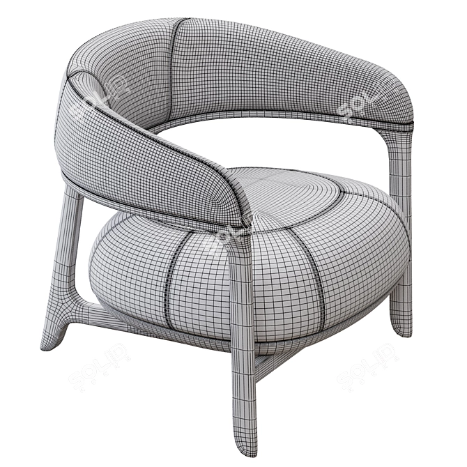 Modern Tecninova Model 1920 Design 3D model image 5