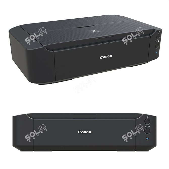 Canon Pixma iP8750 Printer Textures 3D Model 3D model image 1