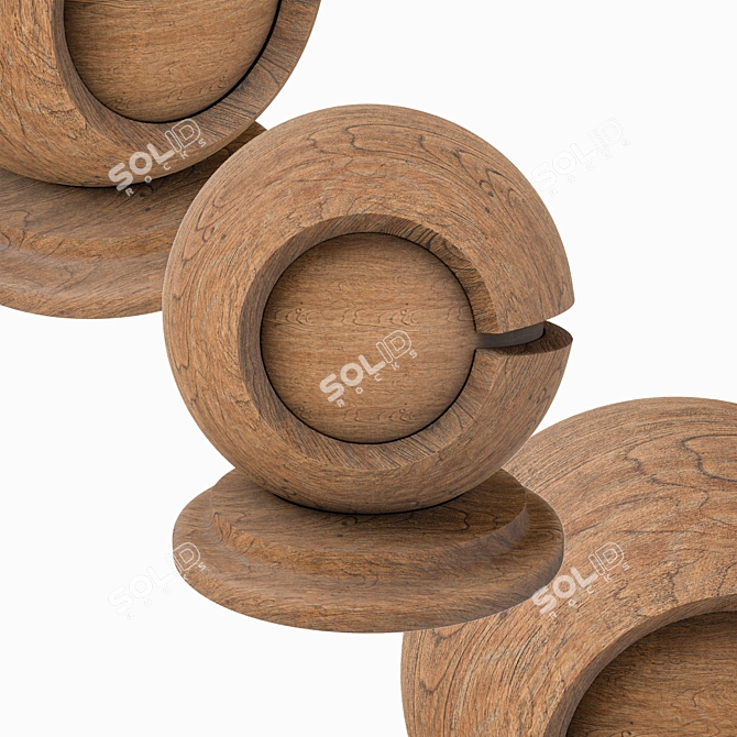 Exotic Wood Seamless Texture Pack 3D model image 1