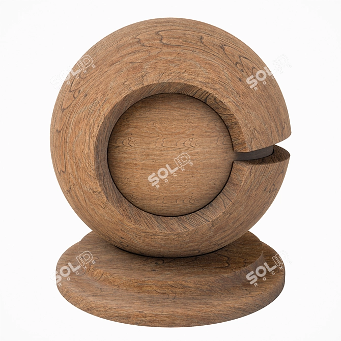 Exotic Wood Seamless Texture Pack 3D model image 3