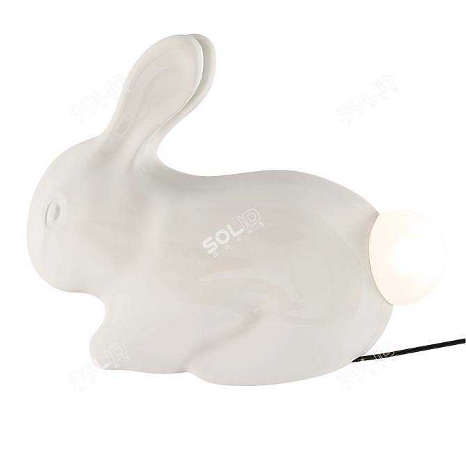 Adorable Bunny Lamp - 3D Model 3D model image 2