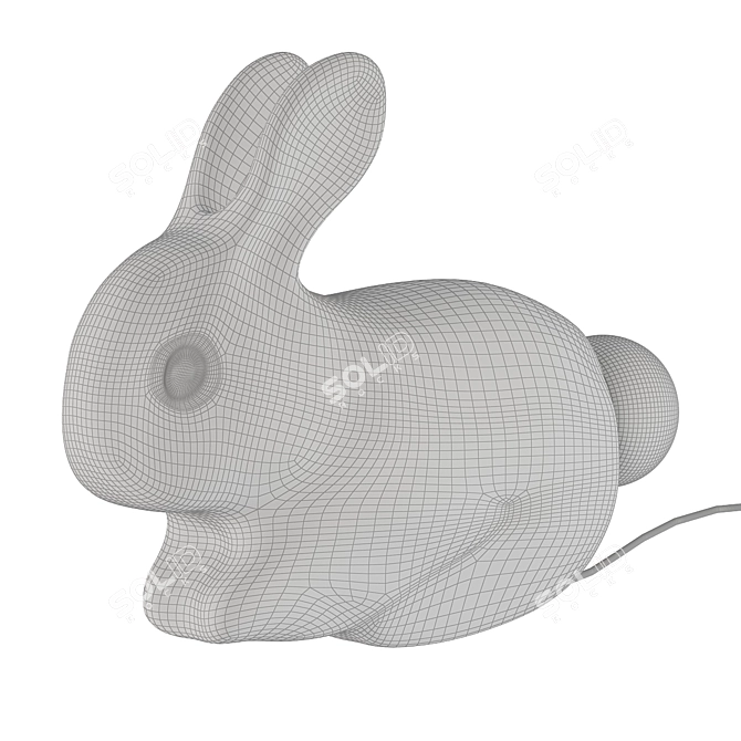 Adorable Bunny Lamp - 3D Model 3D model image 3