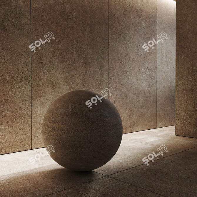 Enhanced Argilla Ceramic Tile 3D model image 3