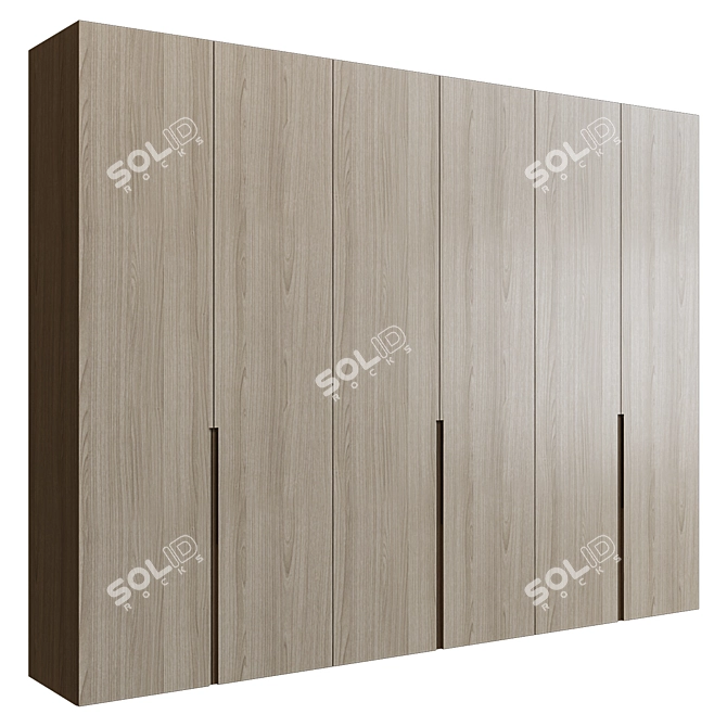 Illuminated Wardrobe MY 85 3D model image 1