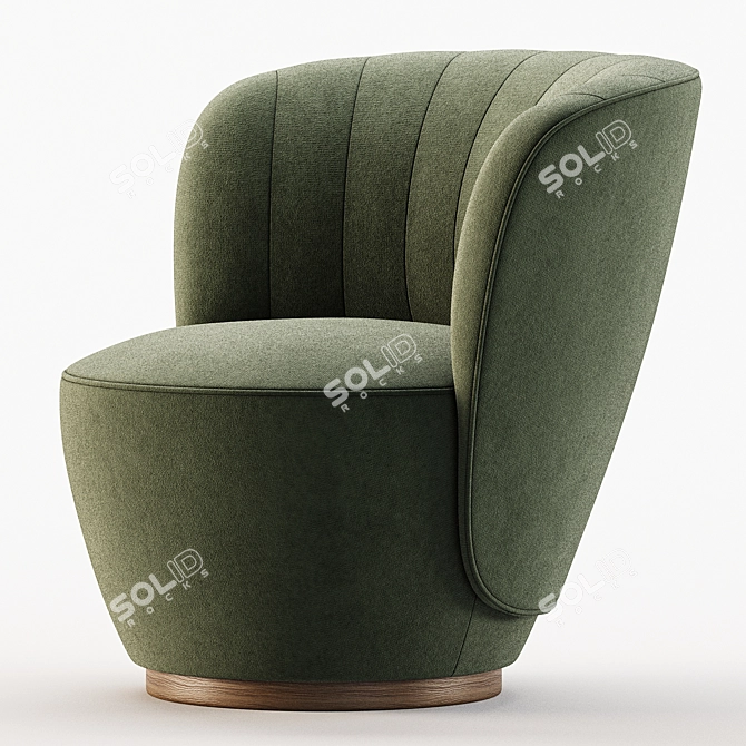 Pearl Armchair 2017 Version, Modern 3D model image 3