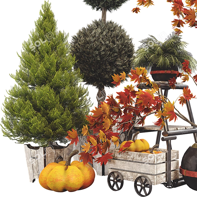 Halloween Outdoor Plant Collection 14 3D model image 2