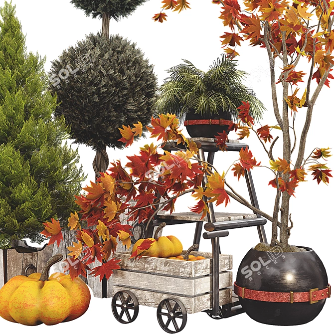 Halloween Outdoor Plant Collection 14 3D model image 3