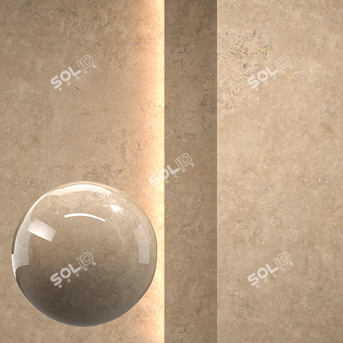 Seamless Stone-030 Texture Pack 3D model image 1