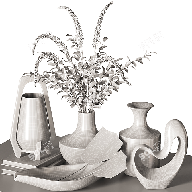 Elegant Decor Set 2018 3D model image 6