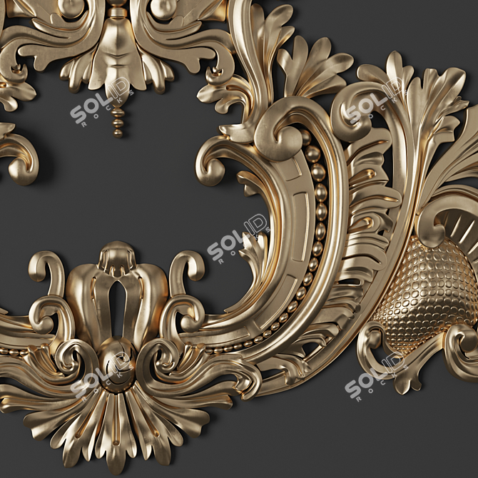 3D Max Corona Trim Ornaments 3D model image 2