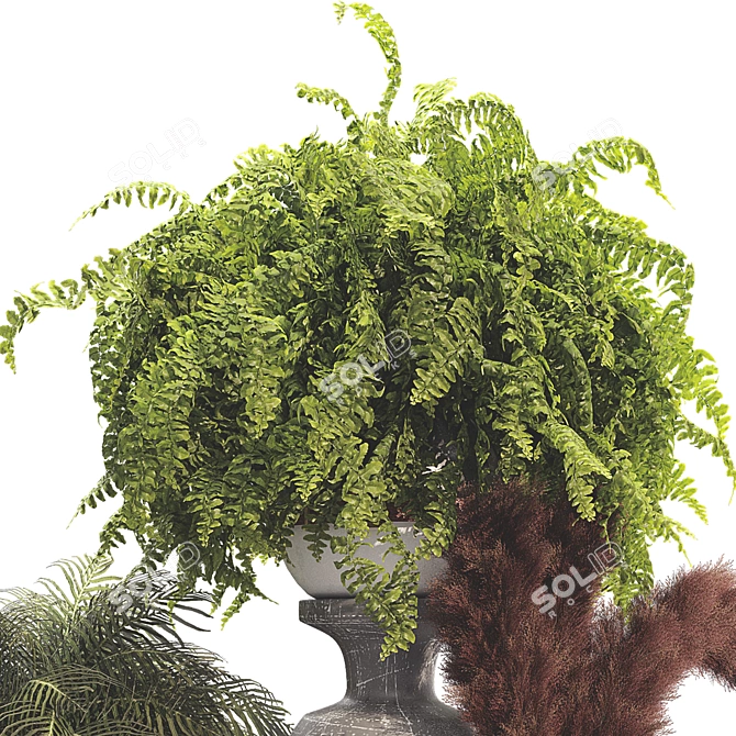 Spooky Halloween Outdoor Plant Set 3D model image 5