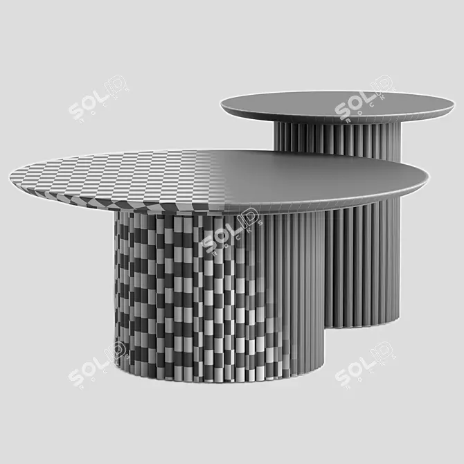 Noho Karon Coffee Table - Modern Elegance 3D model image 2