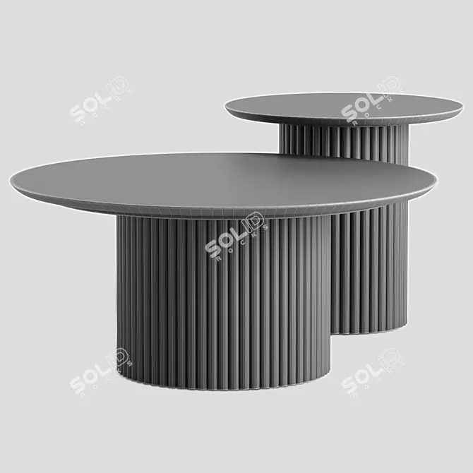 Noho Karon Coffee Table - Modern Elegance 3D model image 3