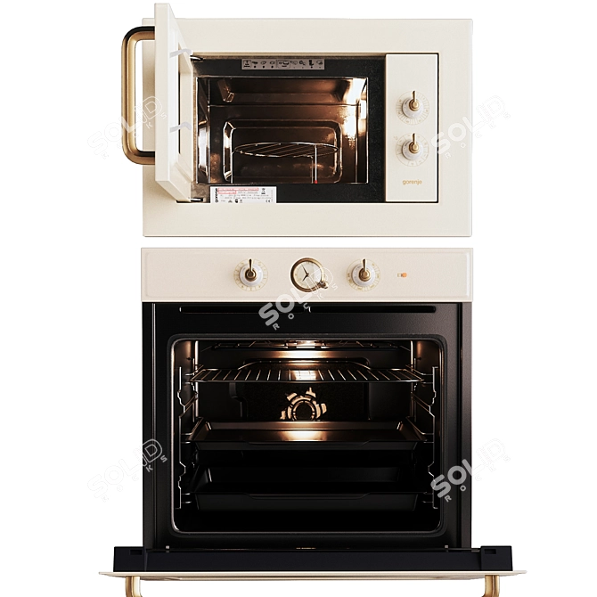 Gorenje Integrated Retro Appliances 3D model image 2