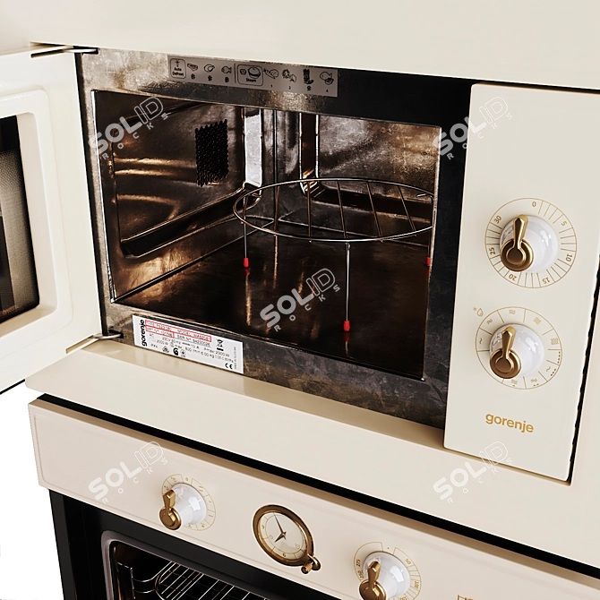 Gorenje Integrated Retro Appliances 3D model image 6